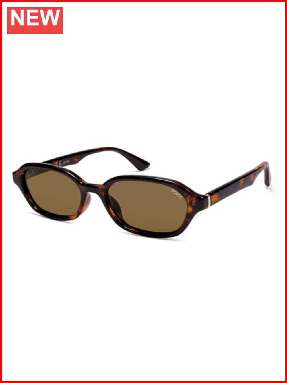 Retro Rectangle Polarized Sunglasses UV400 Full Frame Unisex